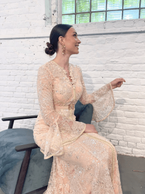 Caftan camelia 32 au 36