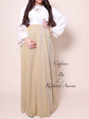 Caftan Ahlam Blanche