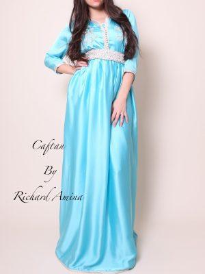 Caftan Badiha bleu