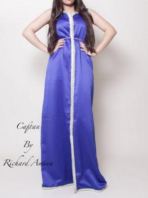 Caftan Délicieuse bleu