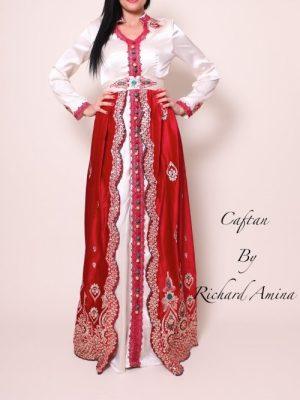 Caftan Dina Rouge