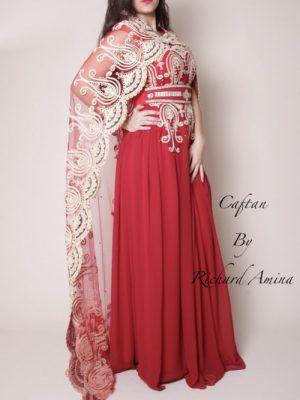 Caftan Glamour Rouge